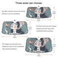 thumbnail image 5 of Girl Flower Rose Automotive Front Car Windshield Sun Shade Reflector Foldable for Front Fit for Cars Truck SUVs, 5 of 8