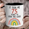 thumbnail image 4 of 75th Birthday Gifts For Women, 1949 Gifts For Women, 75 Year Old Birthday Gifts For Women, 75th Birthday Gift Ideas, 75 Birthday Gifts For Women, 75th Birthday, Forty Mothers Day Mug 11OZ, 4 of 6