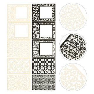 Black and White Scrapbook Paper: Decorative Mix of White and Black Patterns  | 40 Pages | 8 Designs | 5 Pages of Each Design | Double-Sided  by 8.5