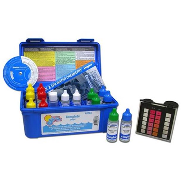 Taylor Technologies K2005 Complete High Range Pool & Spa Water Test Kit ...