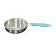 thumbnail image 1 of Sartén y olla para sopa de fácil limpieza, utensilios de cocina multiusos con tapa para huevos Sartén azul, 1 of 9