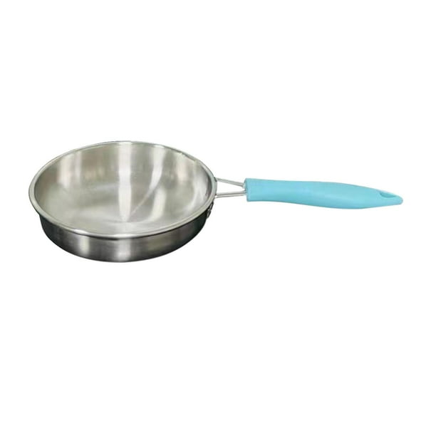 Sartén Sopa Olla Huevo Sartén Cocina Multiusos Utensilios de Cocina Antiadherente con Tapa Fácil de Limpiar Antiadherente Wok Sartén para Cocina Sartén azul