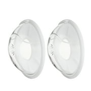 2pcs Wearable Milk Saver for Breastfeeding Manual Breastmilk Collector Silicone Shell Milk Catcher for Collecting Leaking Breastmilk 30ml Capacity Milk Collection Cup