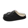 thumbnail image 6 of Taylonsss Unisex Closed-Toe Fleece-Lined Slippers with Quilted Waterproof Exterior and Cushioned Sole for Winter Indoor and Outdoor Wear Cozy and Warm Comfort, 6 of 6