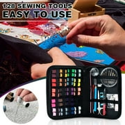 Stijggn Sewing Machine Starter Kit Sewing Kit Basic, Portable Sewing Supplies Accessories Including Scissors,Measure Tape,Needle Threader and More for Adults,Beginners,Home & Craft
