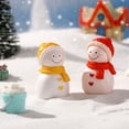 thumbnail image 5 of Mini figura de pareja navideña, muñeco, árbol de Navidad, bricolaje, decoración de jardín, bonsái, adorno, juguete para niños, figura en miniatura, estatua, artesanía de resina, 5 of 5