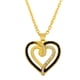 thumbnail image 2 of Collar de elegante para mujer Collar con colgante de cristal de de imitación Plata / Dorado Yinane Collar doble del corazón, 2 of 6