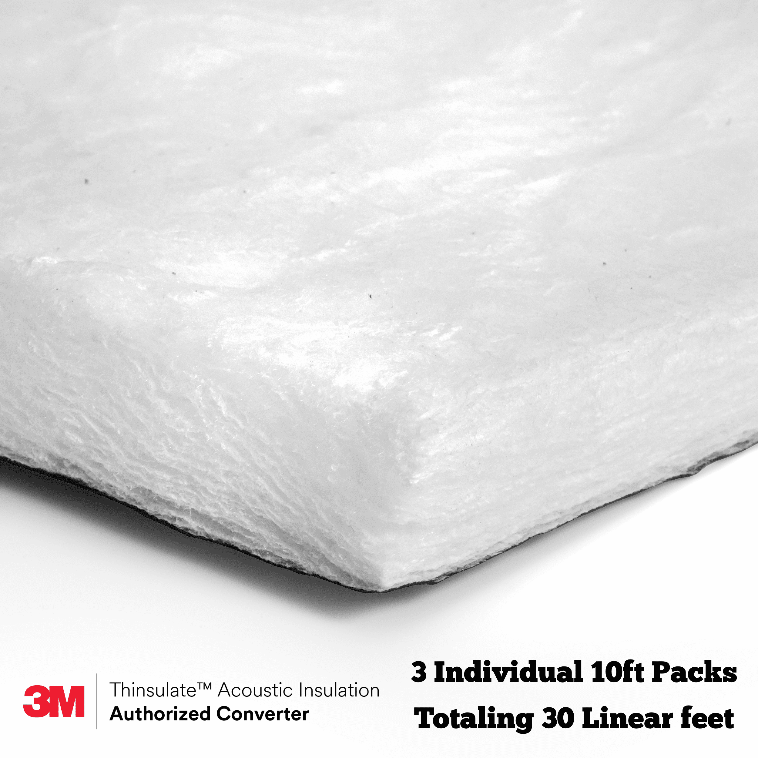 3M Thinsulate SM600L Automotive Camper Van Acoustic Sound Deadener Audio Noise Dampening Insulation 60 Inch x 360 Inch (5 Feet x 30 Linear Feet)