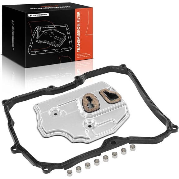 A-Premium Automatic Transmission Fluid Filter with Pan Gasket, Compatible with Volkswagen Jetta 2011-2015, Passat 2012-2014, Golf 2012-2014, Beetle 2012-2014