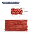 thumbnail image 2 of Uxcell 15 Yard Sequins Beaded Lace Trim 0.4 inch Braid Trim Strip for Crafts, Embellishments, Costume Red, 2 of 6