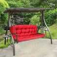 thumbnail image 7 of swing Porch Swing Cushions,Swing Replacement Cushions,Waterproof Porch Swing Cushion 2-3 Seater, 40"*55", Red, 7 of 7