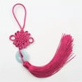 thumbnail image 4 of U8MO Chinese Knot Pendant Craft Gift Home Decoration Car Hangings-5# red purple, 4 of 9