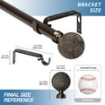 thumbnail image 3 of Urbanest Giato Adjustable Single Drapery Curtain Rod & Hardware Set, 3 of 6