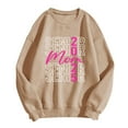 thumbnail image 4 of EHQJNJ Sweat à Capuche Femme Mode Décontractée Confortable Imprimé Lettres Anglaises Jaune, 4 of 4