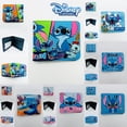 thumbnail image 2 of Disney-billeteras de Lilo & Stitch para hombre y mujer, monedero corto de dibujos animados de Anime, Cartera de cuero PU plegable, bolso para tarjetas, regalos de cumpleaños para niños, 2 of 5