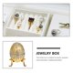 thumbnail image 4 of Jewelry-rings Antique Jewelry Box Vintage Trinket Box Easter Candy Box Easter Egg Metal Ring Storage Box, 4 of 4