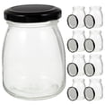 thumbnail image 1 of Miangastore 10pcs Sealed Glass Jars Clear Yogurt Jars with Lids Glass Pudding Jars Yogurt Jars, 1 of 8