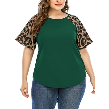 

Niuer Womens Sleepwear Pajama T-Shirts Blouse Plus Size Classic Short Sleeve Loose Baggy Tops Tunic Summer Lounge Wear Pullover Tee