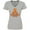 AC-Heather Grey, variant on Inktastic Orange Octopus Women's V-Neck T-Shirt