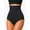 Black, variant on High Waisted Tummy & Butt Lifter Body Shaper with Boning, Firm Compression Anti-Slip Shaping Underwear