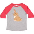 thumbnail image 3 of Inktastic Easter Cute Floppy Ear Brown Bunny Boys or Girls Toddler T-Shirt, 3 of 5