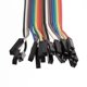 thumbnail image 3 of 2pcs Cable puente Cable de cinta 21.5cm Largo Macho a hembra de 19P de 2,54 mm de espaciado Unique Bargains Puente de cable, 3 of 3