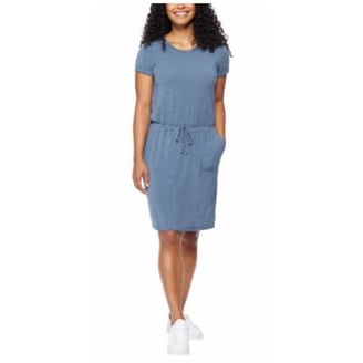 32 Degrees Ladies' Twill Drawstring Dress Black S - Walmart.com