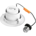 thumbnail image 3 of Light Blue USA 4" inch LED Downlight Retrofit, 10W (75W Equivalent), 2700K Warm White, LED Recessed Lighting Kit Fixture, Smooth Trim (6 Pack), 3 of 4
