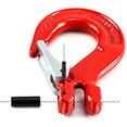 thumbnail image 3 of Clevis Hook with Latch, 4 Pack, 5/16Inch, 2470 Lbs Load Limit, Grade 80 Drop Alloy Steel, 3 of 7