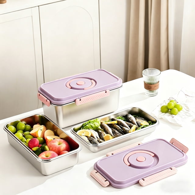 Outdor Airtight Food Storage Containers With Lids For Kitchen Pantry Organization And Fresh Food Preservation
