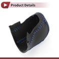 thumbnail image 4 of Unique Bargains 1 Set Gear Shift Knob Cover for Acura TL 2009-2014 Stick Shifting Handle Protector Black Blue Faux Leather, 4 of 6