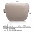 thumbnail image 5 of Luxury Quality Car Seat Pillow Neck / Maybach Design S Class Ultra Soft Natrual Car Headrest Neck Support Seat Auto Accessories, 5 of 5