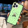thumbnail image 1 of Miniso Sanrio Kero Kero Keroppi Phone Case For iPhone 11 12 Mini 13 14 15Pro Max Transparent Shell, 1 of 6