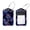 multicolored 4, variant on PhooArto 2 Pcs Skull Hawk Moth Pattern Luggage Tag for Suitcases, Leather Baggage Tags Identifiers for Travel, Stainless Steel Loop Name ID Label for Women Bag Backpack