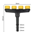 thumbnail image 3 of Agriculture Water Sprinkler Watering Irrigation for Lawn 4Head Adjustable Rotatable Large 1In 1.2In, 3 of 9