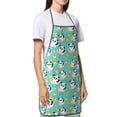 thumbnail image 4 of Yiaed Panda Bathing In The Bath Print Kitchen Apron with Hand Wipe Pockets,Big Pocket,Aprons for Women with Pockets, Waterproof for Cooking Baking, 4 of 7