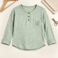 thumbnail image 7 of JFOPQVSM Toddler Long Sleeved Cotton T Shirt Trendy Loose Fit for Girls and Boys Base Layer All Year Round (2-14Y), 7 of 7