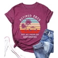 thumbnail image 3 of Trendfront Womens Summer Crew Neck Short Sleeve Tops Hawaiian Coconut Tree Graphic Print Tees Casual Beach Vacation Wear T-Shirts, 3 of 3