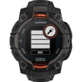thumbnail image 4 of Reloj inteligente Garmin Instinct 3 de 45 mm con GPS para exteriores con panel solar negro, 4 of 9