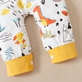 thumbnail image 6 of Sinhoon Baby Boy Girl Jumpsuit Infant Newborn Cartoon Dinosaur Long Sleeve One Piece Romper, 6 of 6