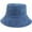 Blue, variant on Trendy Fisherman Hats Double Side Wear Fishing Sun Hat Solid Color Bucket Hat Winter Reversible Packable Cap