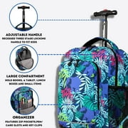 J World Boys And Girls Sunny 17 Kids Rolling Backpack, Savanna