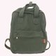 thumbnail image 5 of Mochila Informal Lona ​​bolso Transpirable Vintage para Portátil Y Libro (verde), 5 of 8