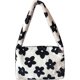 thumbnail image 1 of Xiao Hua Bolsos de hombro de piel sintética, bolso hobo, bolso de mano con flores, bolso de peluche para mujeres y niñas, bolso de mano para axila, bolso cruzado., 1 of 5