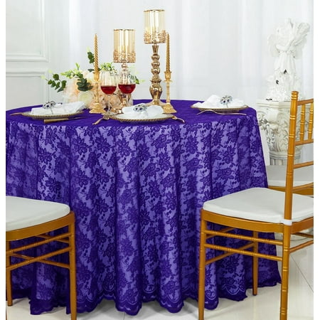 Wedding Linens Inc 108 Round Lace Table Overlays Lace