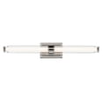 thumbnail image 4 of 55239PNLED Kichler Lighting Laurene - 96W 2 LED Large Linear Bath Vanity-5 Inch Tall and 31 Inch Wide-Polished Nickel Finish, 4 of 5