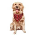 thumbnail image 5 of Cauagu Snowflakes On A Buffalo Plaid for Dog Bandanas 1 Pack, Pet Scarf for Boy and Girl Scarf Bib Kerchief Breed for Dog & Cat Pets Gift, 5 of 6
