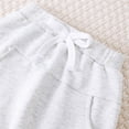 thumbnail image 6 of OSOLU Children Boys Outfits Bee Embroidery Casual Soft Comfortable Sweatshirt and Joggers Pants 2 Piece Classic Versatile Clothing Sets, 6 of 9