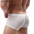 thumbnail image 2 of Boxer para Hombre, ropa interior Sexy para Hombre, Boxershorts transpirables de encaje, calzoncillos para Hombre, Boxers sólidos para Hombre, Boxer Shorts, bragas para Hombre, 2 of 5