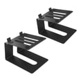 thumbnail image 1 of 2pcs Desk Audio Stand Studio Monitor Riser for Bookshelf Desktop Laptop Speaker, 1 of 11